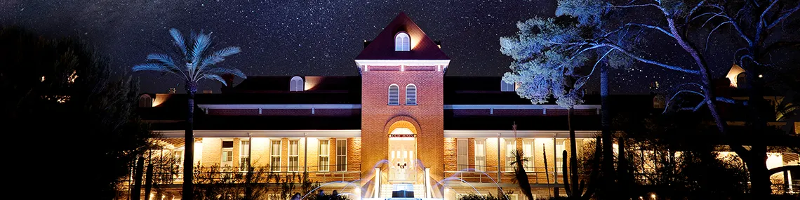 Old Main at night